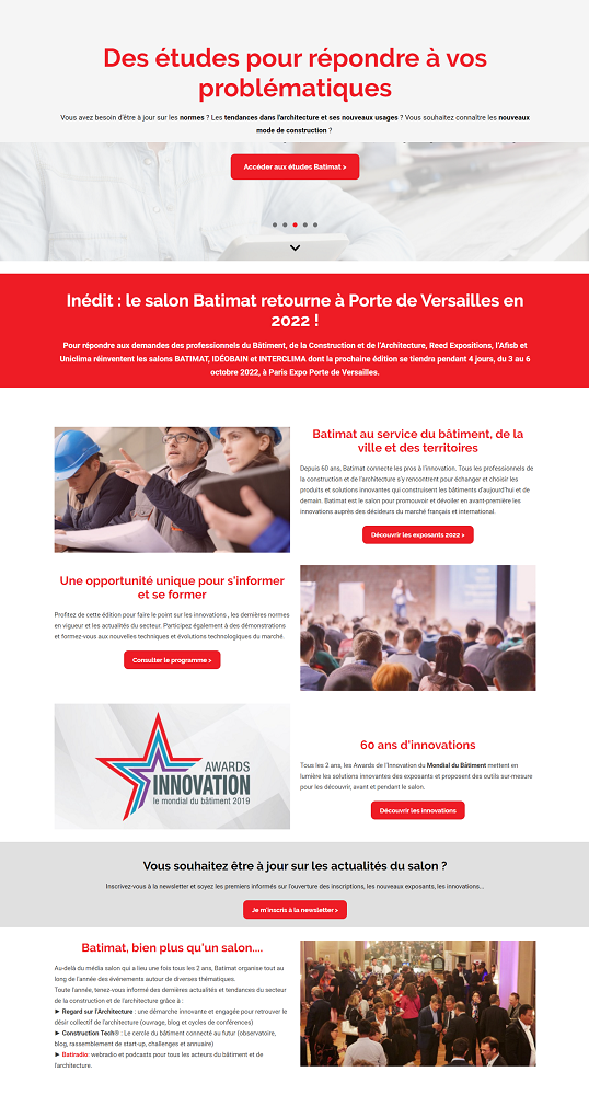 Batimat is reinventing itself in 2022! Batimat is reinventing itself in 2022!