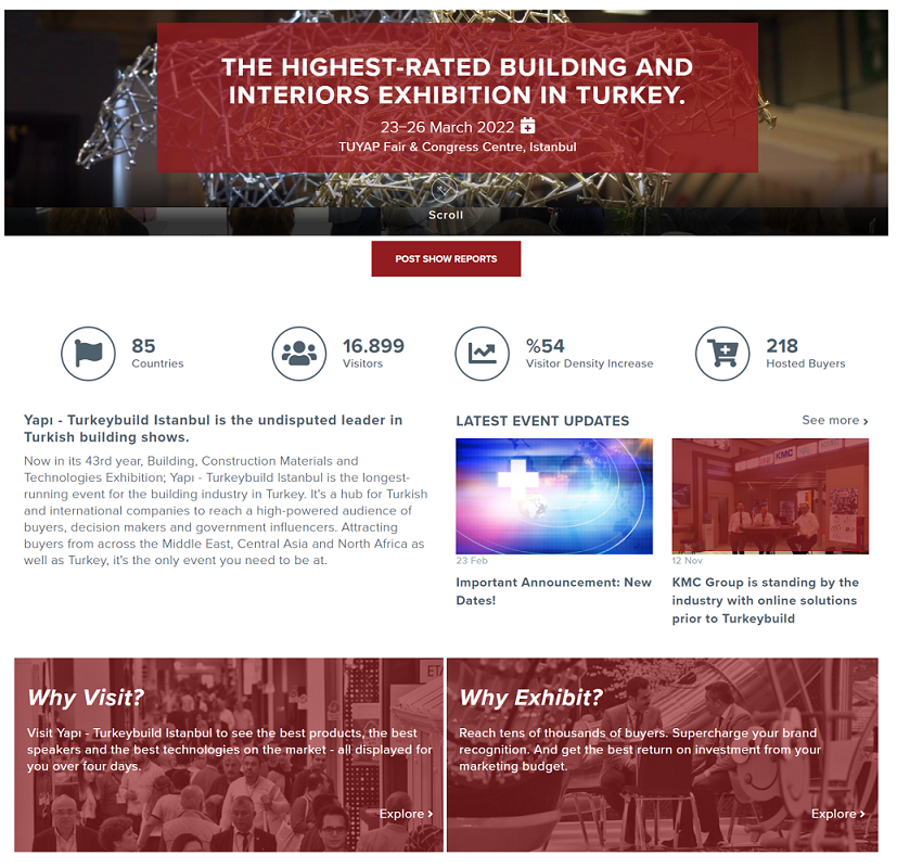 The Highest-rated Building and Interiors Exhibition In Turkey The Highest-rated Building and Interiors Exhibition In Turkey