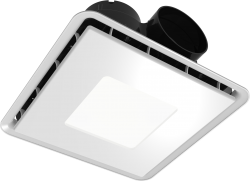 LED照明側排浴室通風扇 J50-B